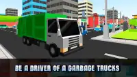 Cube Garbage Truck Simulator Screen Shot 0