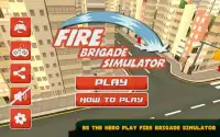 Truck Simulator : Fire Brigade Screen Shot 4