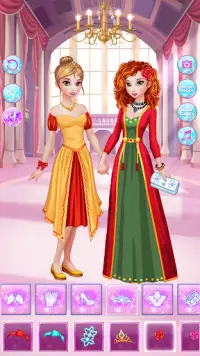 雪の女王 ドレスアップ - 女の子のゲーム Screen Shot 1