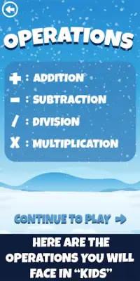 Snowy Maths Screen Shot 2