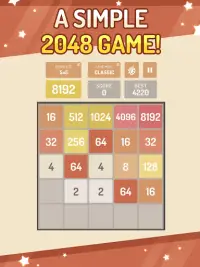 Merge Number: 2048 Brain Puzzle Game Screen Shot 17