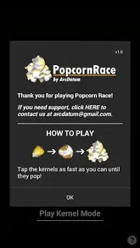 Popcorn Race Free Screen Shot 0