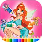 Winx Coloring Game