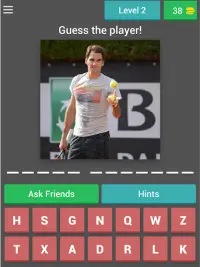 Guess the tennis player Screen Shot 16