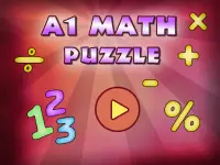 A1 Puzzle de matemática Screen Shot 0