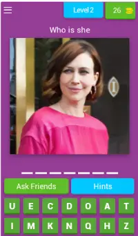 Actress : Best Guess Woman Actor Trivia Quiz Game Screen Shot 1