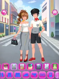 Anime Couples Dress Up Game Screen Shot 20