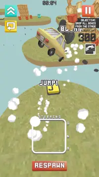 Drop boxes by driving a car Screen Shot 6