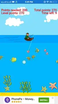 Catch Fishes Amazing Game Screen Shot 0