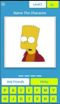 The Simpsons : Character Guess Screen Shot 2