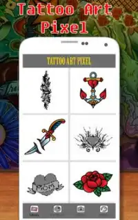 Tattoo Color By Number - Pixel Art Screen Shot 5