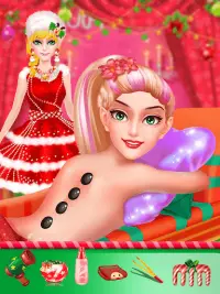 Christmas Girl : Makeup Salon Games For Girls Screen Shot 2