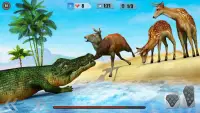 Hungry Animal Crocodile Games Screen Shot 0