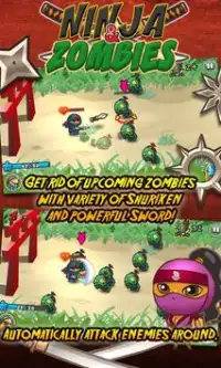 Ninja e Zombies Screen Shot 1
