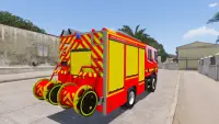 Fire Truck Drive Simulator 3D Screen Shot 2