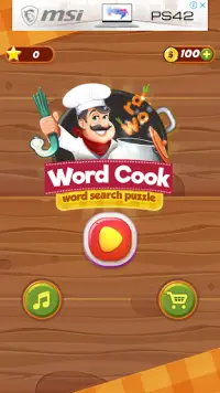 Word Cook Puzzle Screen Shot 0