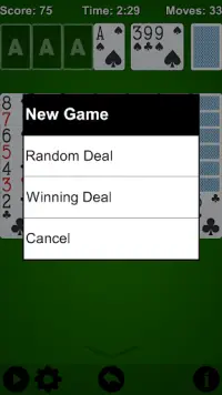 Solitaire Cards Screen Shot 1