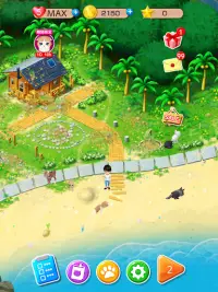 ねこ島日記 猫と島で暮らす猫のパズルゲーム Screen Shot 13