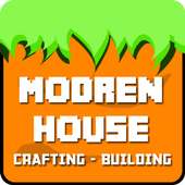 Modren House Crafting Building Pocket Edition