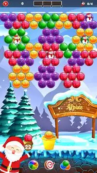 Santa Christmas Bubble Shooter Screen Shot 3