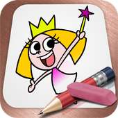 Drawing Lessons Fairy Kingdom of  Ben and Holly