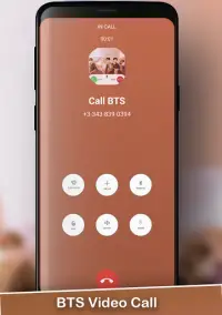 BTS Video Call - Fake Call and Chat BTS Screen Shot 2