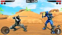 Superhero Iron Ninja - Ninja Street Fighter Game Screen Shot 2