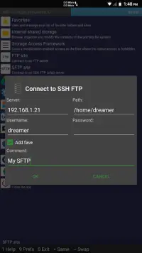 SFTP plugin to Ghost Commander Screen Shot 0