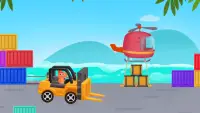 Kids Construction Trucks Drive Games Screen Shot 4