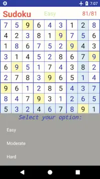 Sudoku puzzle libre Screen Shot 0