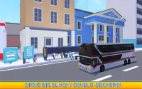 Blocky City Bus Driver SIM Screen Shot 1