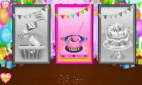 jeu de cuisine gâteau d'anniversaire jeux filles Screen Shot 3