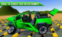 100  verkeersdrempels vs 20 auto's crashen motor Screen Shot 2
