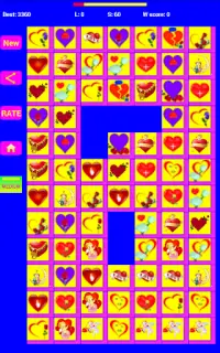 Onet Connect Hearts - Onet connect games. Screen Shot 6
