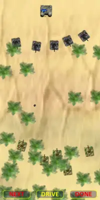 Aggredior tank game Battle for palms and desert Screen Shot 2