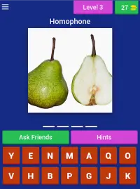 Homophone Quiz Game (Homonyms App) Screen Shot 6