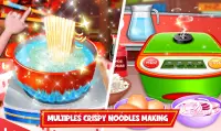 Crispy Noodles Maker Cooking Game: Chowmein Food Screen Shot 2