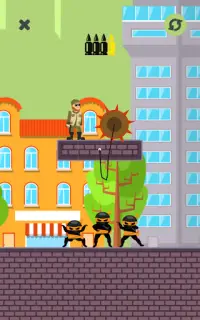 Mr Spy Bullet - Ninja Killer Screen Shot 1