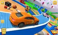 Superhero Car Racing & Car Stunts Screen Shot 1