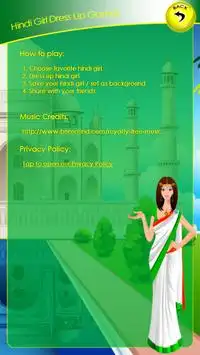 힌디어 소녀는 게임을 드레스 Screen Shot 6