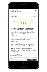 Boolean Box - A Puzzle Game Screen Shot 1