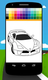 Cars Coloring Screen Shot 0