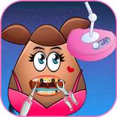 games girl  tooth problems