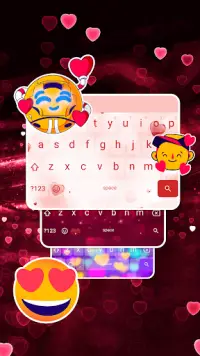 Pink Keyboard For WhatsApp Screen Shot 0