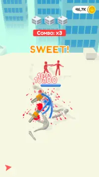 Jelly Fighter : bonbons et bonhommes colorés Screen Shot 3