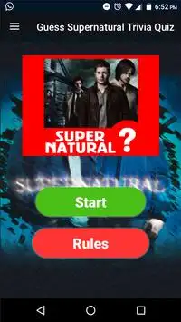 Guess Supernatural Trivia Quiz Screen Shot 0