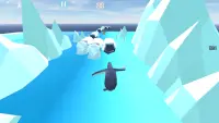 Subway Penguin Ice Surfer 2021  : Free Runner Screen Shot 4