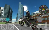Police Bike City Driving Screen Shot 1