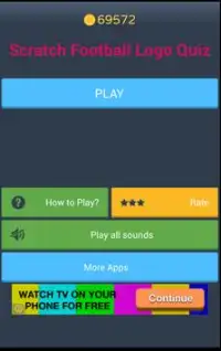 Scratch Football Logo Quiz Screen Shot 0