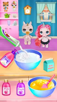 Surprise Unicorn Poop Slime Making Screen Shot 2